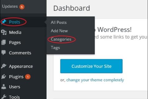 wordpress编辑类别操作
