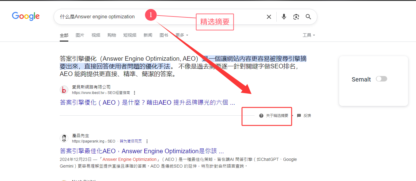 一文带你掌握AEO（答案引擎优化）、SGE（Search Generative Experience）、GEO(Generative Engine Optimization)、AISEO