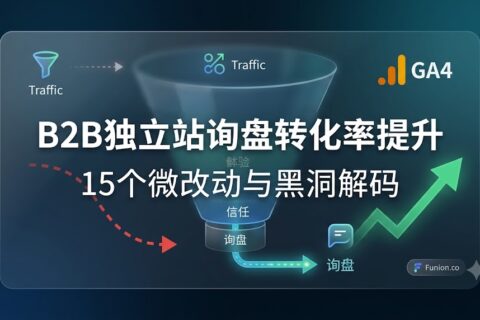 B2B独立站询盘转化率提升的15个微改动：为什么有流量却没询盘？