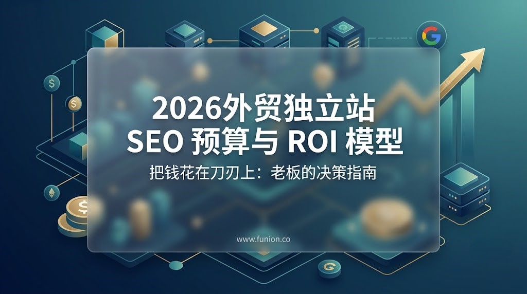 2026外贸独立站 SEO 预算规划与 ROI 测算模型：老板如何把钱花在刀刃上？