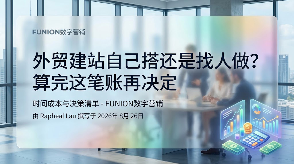 外贸建站自己搭还是找人做？算完这笔账再决定