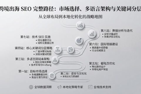 跨境出海 SEO 完整路径：市场选择、多语言架构与关键词分层